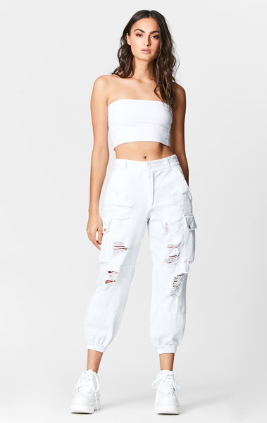 Carmar Denim: BAGGY GRINDED CARGO PANT - IMPORT PANT