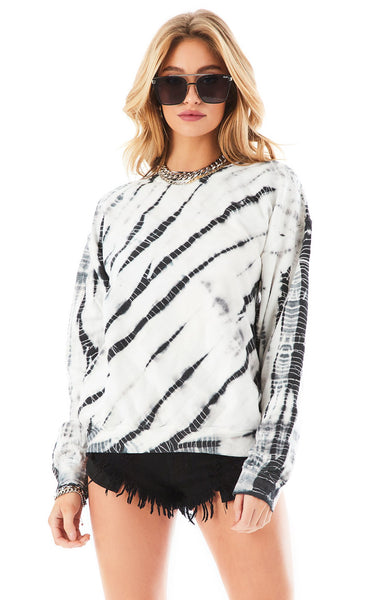 ALLIGATOR TIE DYE PULLOVER
