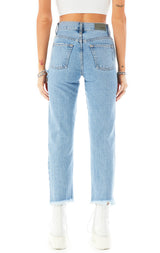 EMELIA RHINESTONE PALM TREE JEAN