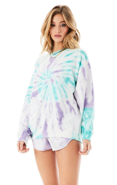 FIREWORK TIE DYE PULLOVER