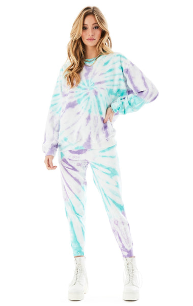 FIREWORK TIE DYE PULLOVER