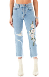 EMELIA ROSE EMBROIDERED JEAN
