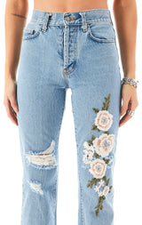 EMELIA ROSE EMBROIDERED JEAN