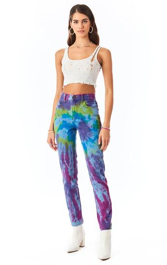ALEXANDER SPLOTCH TIE DYE DENIM JEAN
