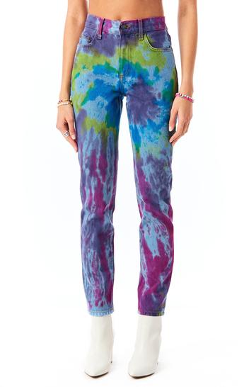ALEXANDER SPLOTCH TIE DYE DENIM JEAN