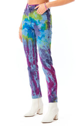ALEXANDER SPLOTCH TIE DYE DENIM JEAN