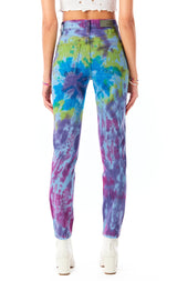 ALEXANDER SPLOTCH TIE DYE DENIM JEAN