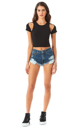 MOGAN AGATE DENIM SHORT