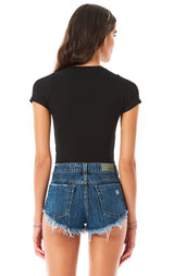 MOGAN AGATE DENIM SHORT