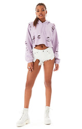 RIPPED HOODIE