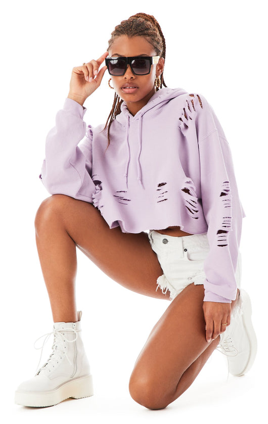 RIPPED HOODIE