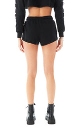 RIPPED DRAWSTRING SHORTS