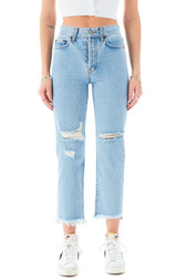 EMELIA SOFIA SHREDDED JEAN