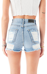 ALICE GOLDSTONE DENIM SHORTS
