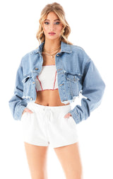 AUDREY CINN CROP DENIM JACKET?id=27941793759255