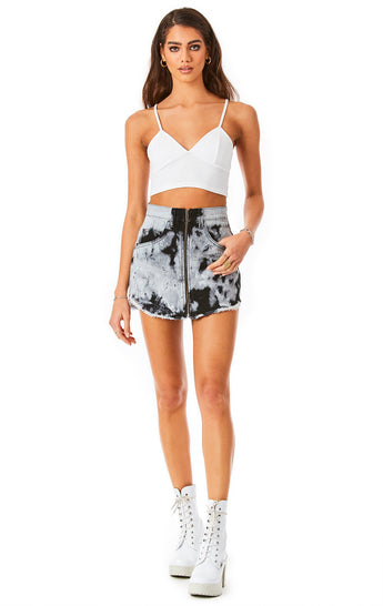BEATRICE BLEACH DENIM SKIRT