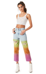HERMIA DIP DYE DENIM JEAN