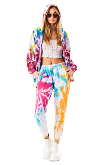 FIREWORK TIE DYE SWEATPANTS