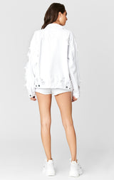 WHITE AUDREY DENIM JACKET