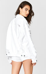 WHITE AUDREY DENIM JACKET