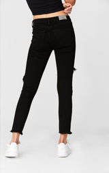 Carmar Denim: MIA CUTOUT CROP JEAN - JEANS