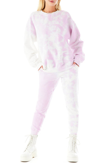 HALF CLOUD TIE DYE SWEATPANTS