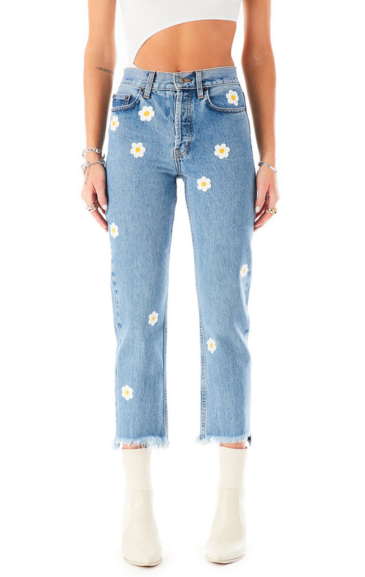 EMELIA DAISY EMBROIDERED JEAN