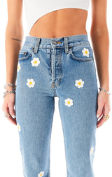 EMELIA DAISY EMBROIDERED JEAN