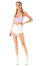 ALICE DOLOMITE DENIM SHORTS