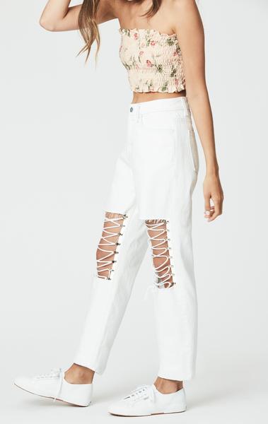 LACE UP KNEE HERMIA JEAN