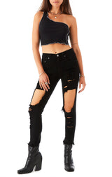 MIA CROPPED SLIM FIT JEAN 1