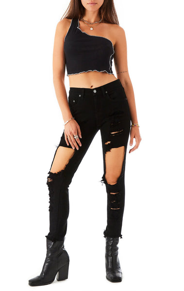 MIA CROPPED SLIM FIT JEAN 1