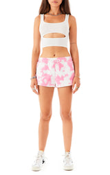 CLOUD TIE DYE DRAWSTRING SHORTS 2