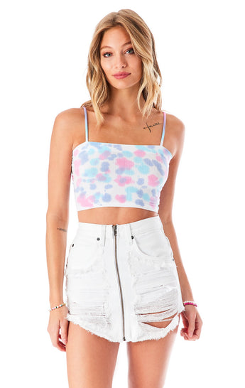 BEATRICE ALAMANDINE DENIM SKIRT