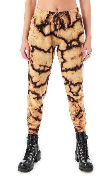 BLEACH TIE DYE SWEATPANTS