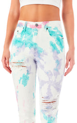 ALEXANDER POLLOCK TIE DYE DENIM JEAN