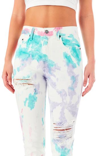 ALEXANDER POLLOCK TIE DYE DENIM JEAN