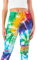 ALEXANDER SPLASH TIE DYE DENIM JEAN