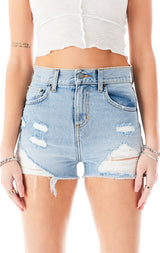 ALICE SPINEL DENIM SHORTS