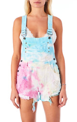 SPIRAL TIE DYE SHORTALL