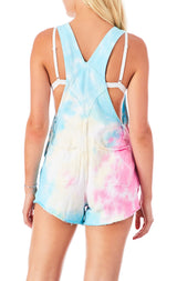 SPIRAL TIE DYE SHORTALL
