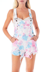 SPLOTCH TIE DYE SHORTALL