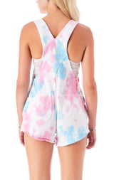 SPLOTCH TIE DYE SHORTALL
