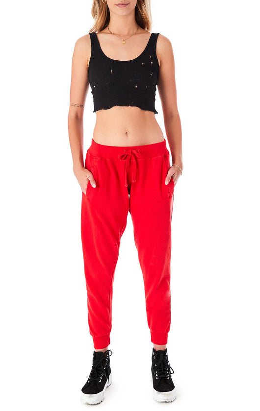 RED SWEATPANTS