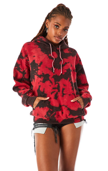 BLOTCH DYE HOODIE
