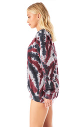 SPIRAL TIE DYE CREW NECK SWEATSHIRT
