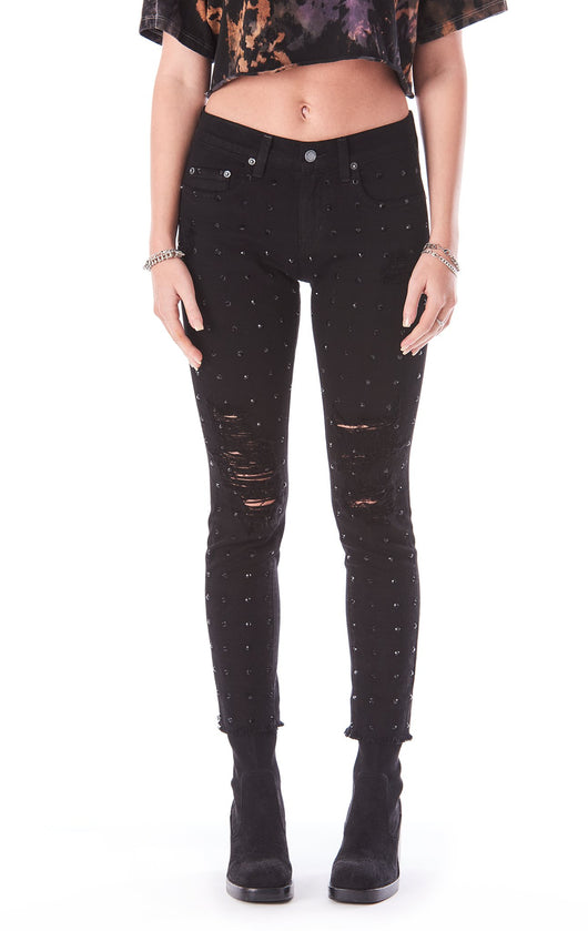 MIA ALLOVER RHINESTONE JEAN