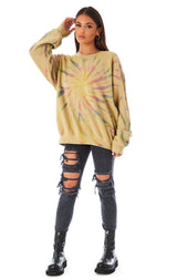 SHOOTING STAR TIE DYE SWEATSHIRT