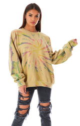 SHOOTING STAR TIE DYE SWEATSHIRT