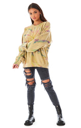 SHOOTING STAR TIE DYE SWEATSHIRT